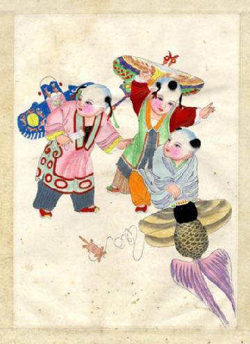 Exposition Histoire cerfs-volants Chine peinture