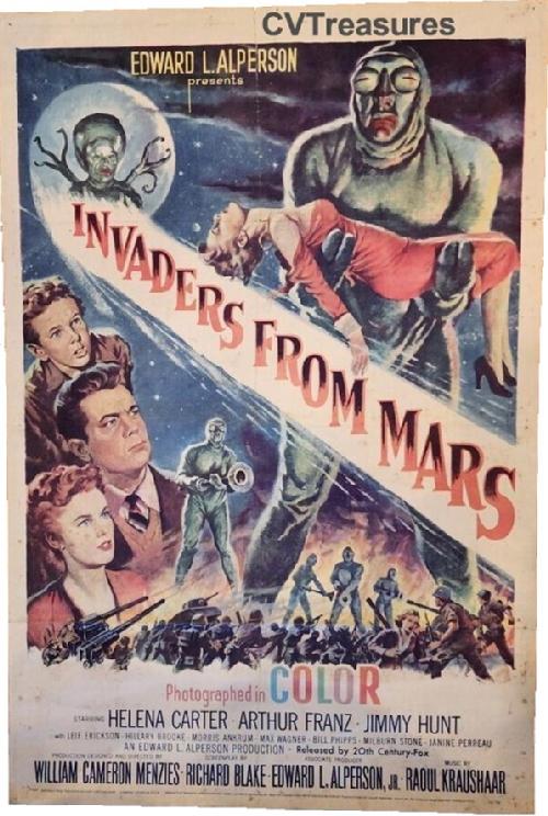 exposition planète Mars martiens Affiche