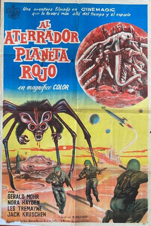 exposition planète Mars martiens Affiche